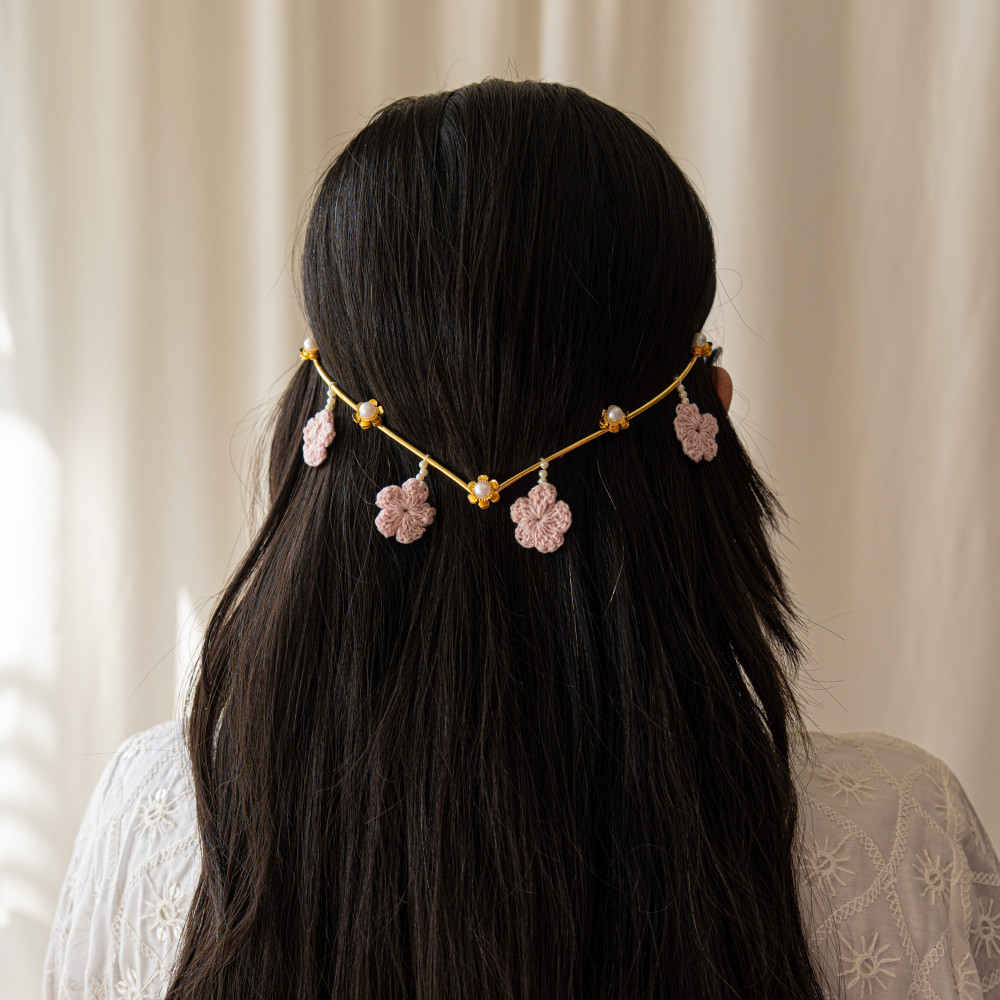 Image of Bloomfall Tiara - Pink