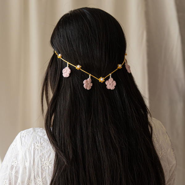 Bloomfall Tiara - Pink
