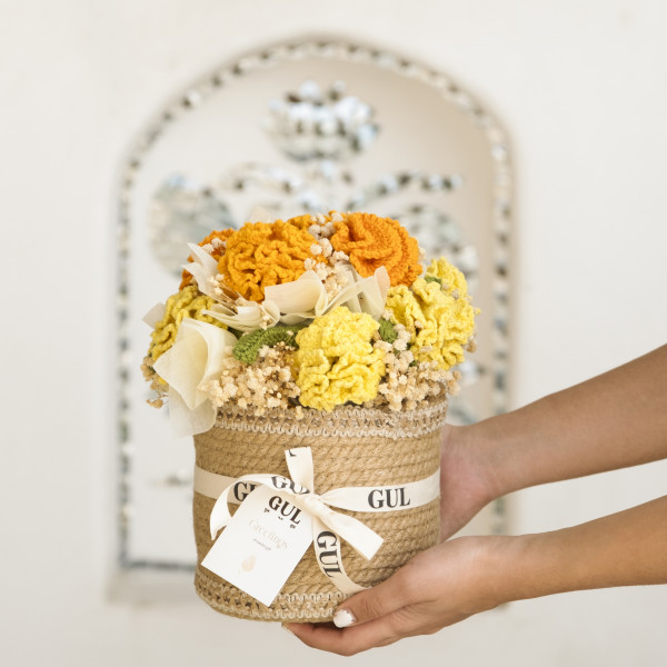 Marigold Delight Basket