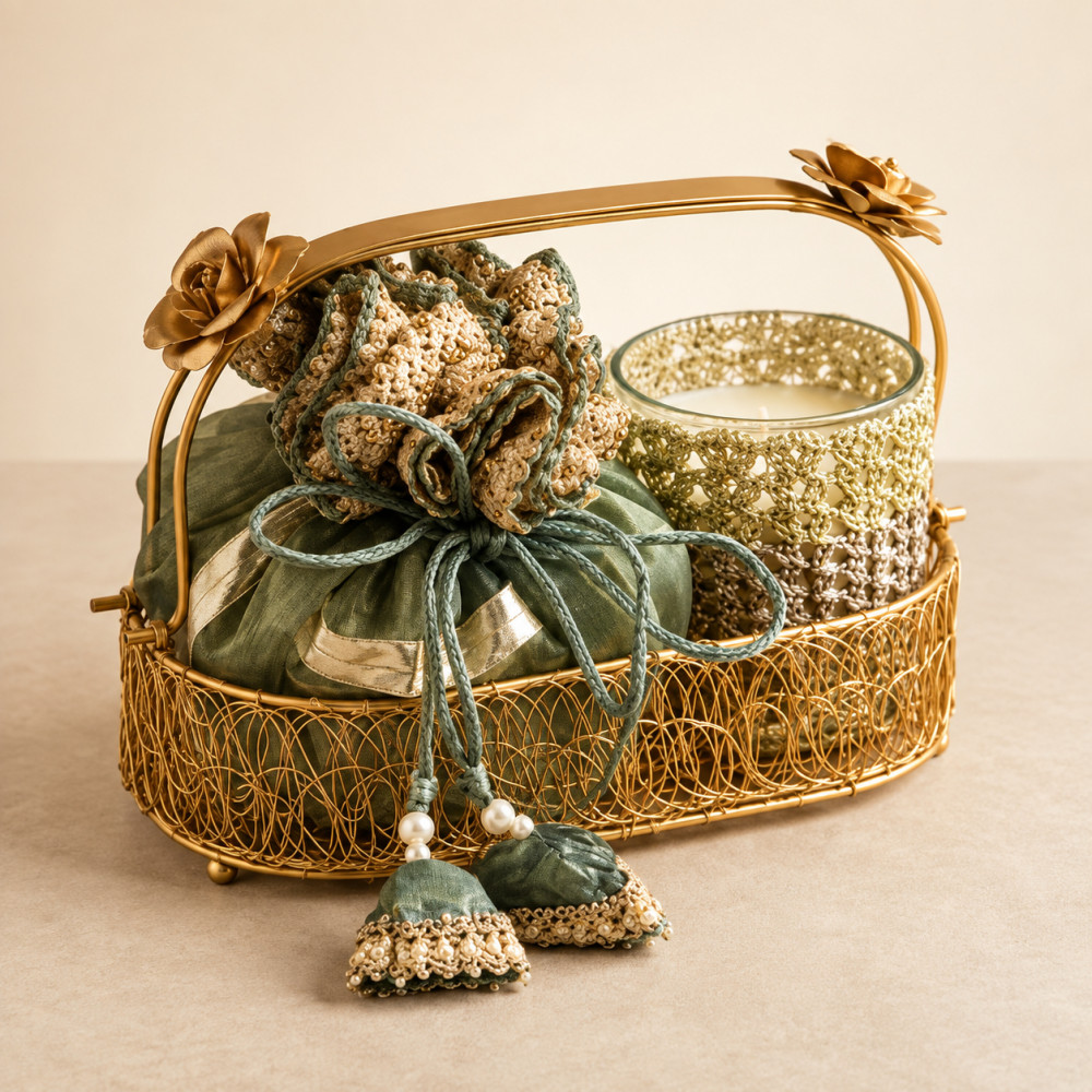 Image of “Dil-Khush” Brass Tray