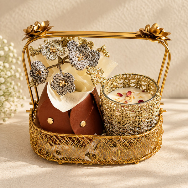 Gul Royale Brass Tray