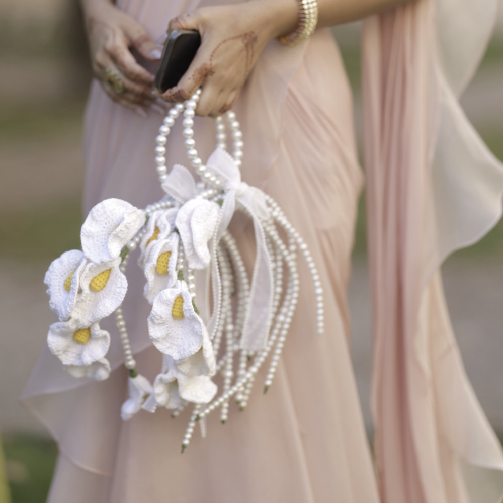 Image of Calla Lily Pearl Bouquet