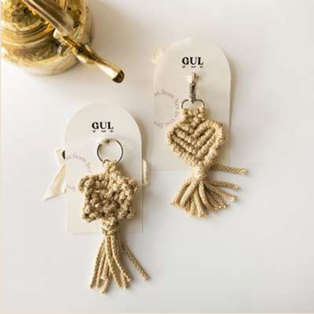 Image of Macrame Key Charm