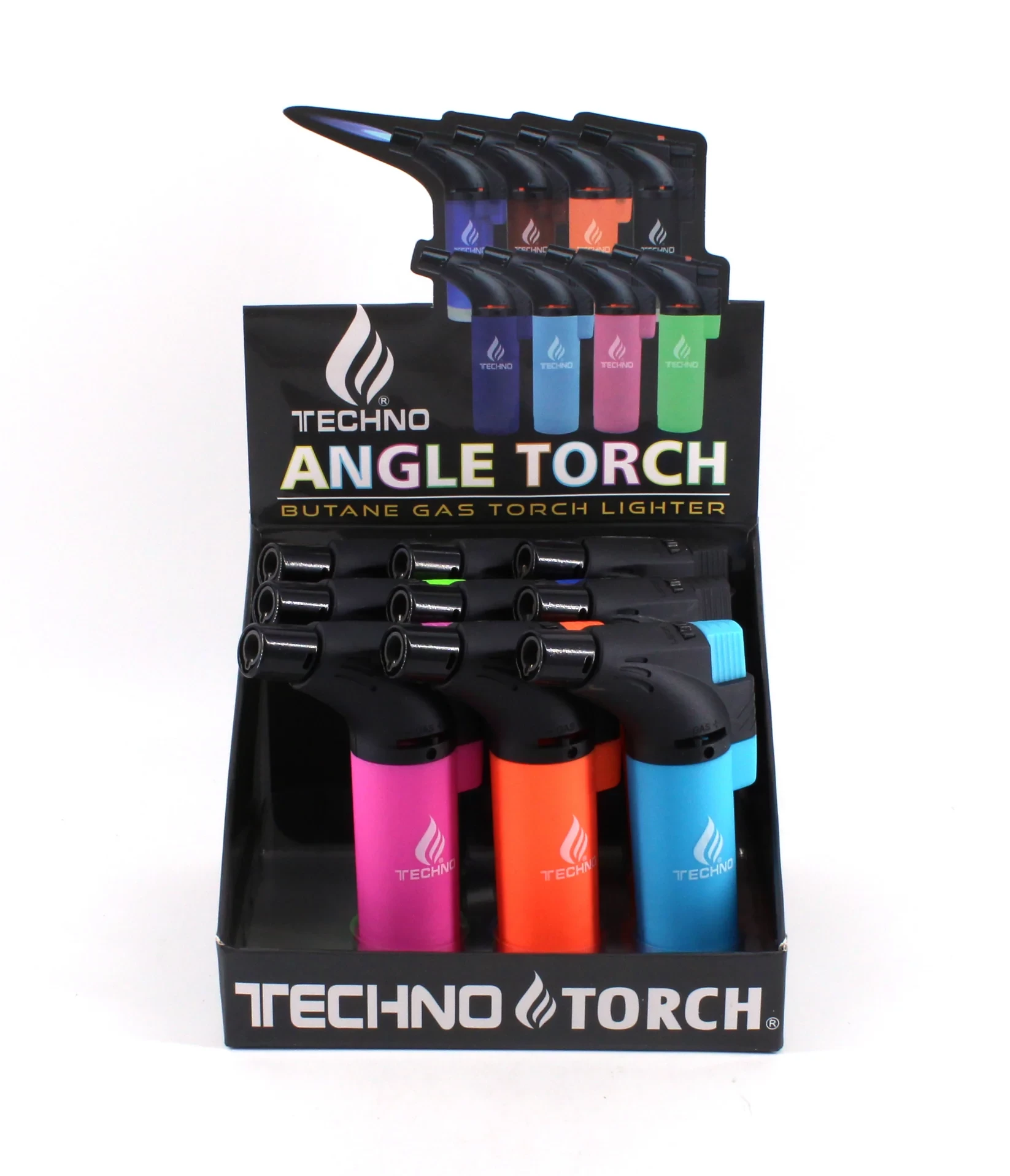 TECHNO SLANT TORCH DISPLAY 9CT