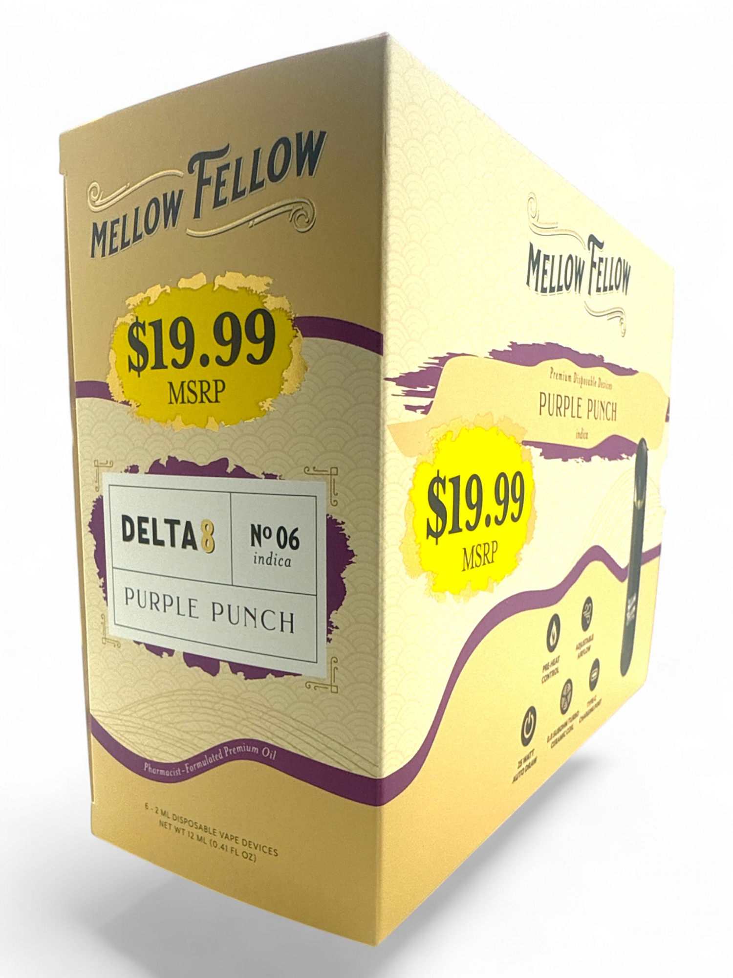 MELLOW FELLOW DELTA-8 2G DISPOSABLES PP1999