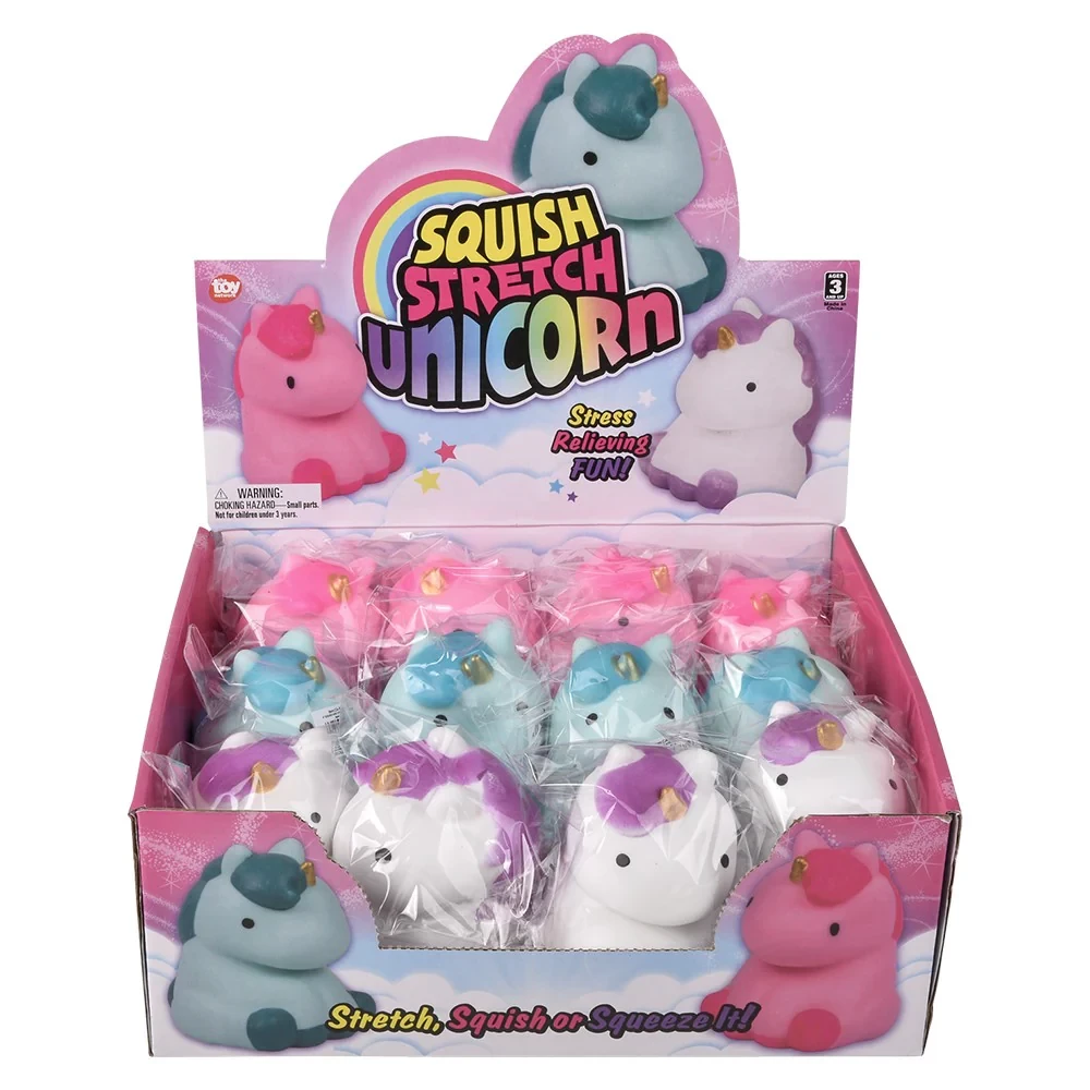 12 PIECE 4 SQUISH AND STRETCH UNICORN