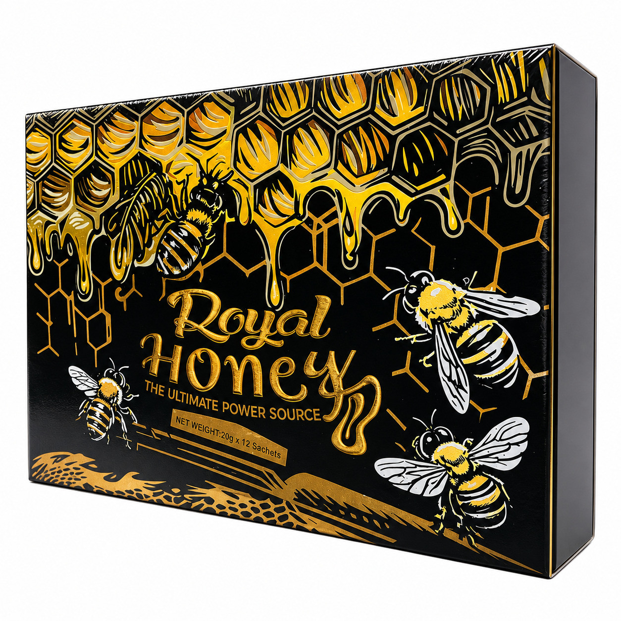 ROYAL HONEY THE ULTIMATE POWER SOURCE 20G 12CT DISPLAY