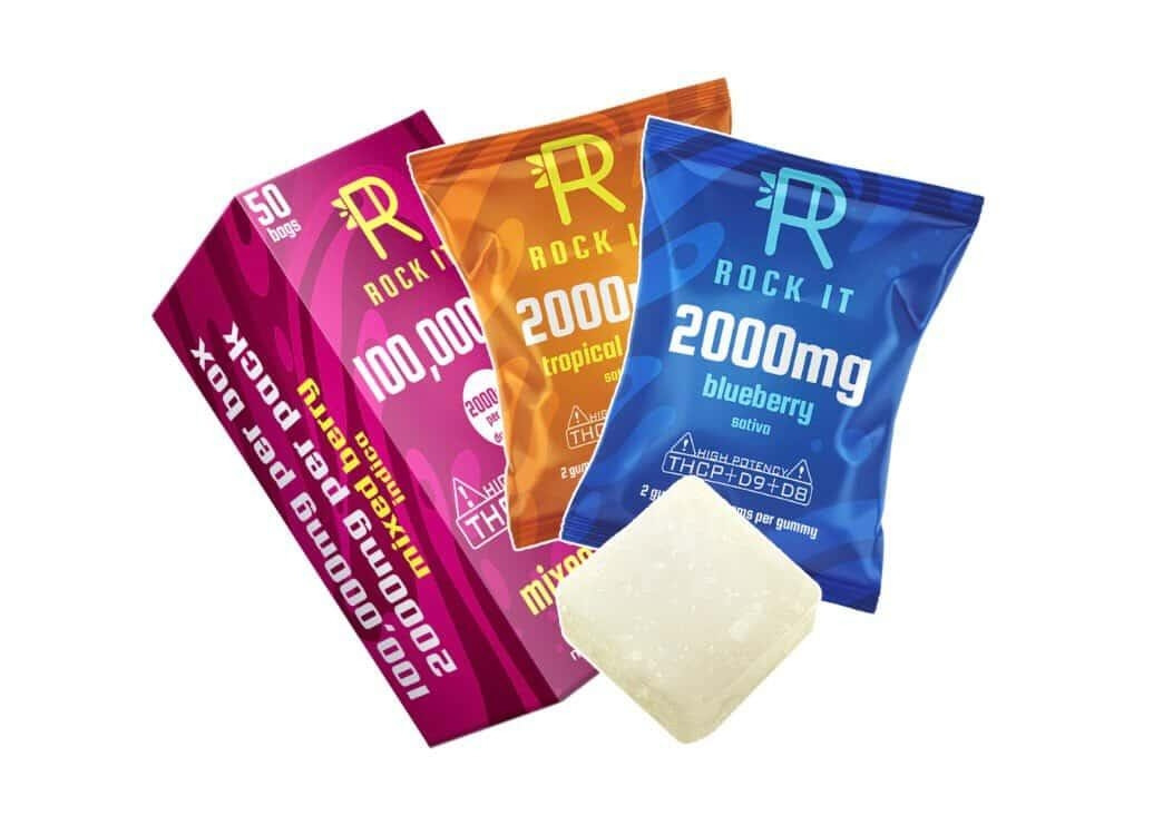 ROCK-IT GUMMY 100000MG THCP DELTA 89 BAG 2CT 50PACK