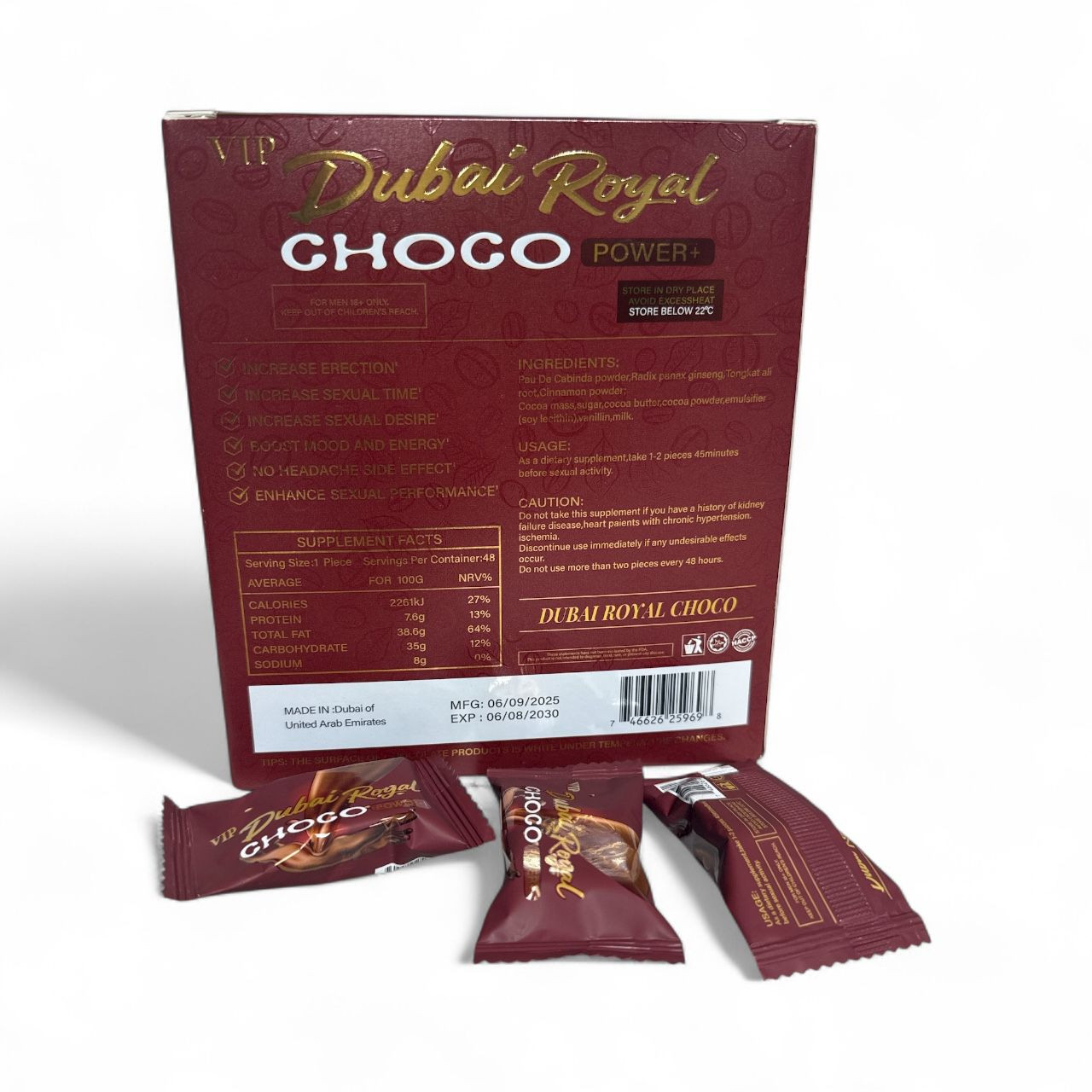 CHOCO VIP 48CT DISPLAY
