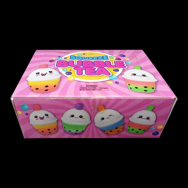Image of 12 PIECE BOBA TEA SQUISHY TOY