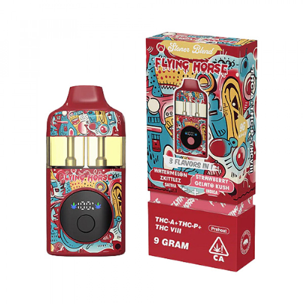 Image of FLYING HORSE STONER BLEND 9G DISPOSABLE