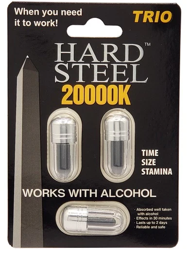 HARD STEEL TRIO MALE ENHANCEMENT 10CT