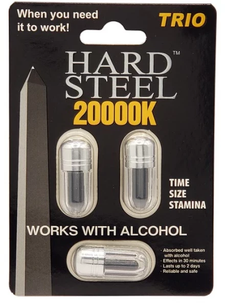 Image of HARD STEEL TRIO MALE ENHANCEMENT 10CT