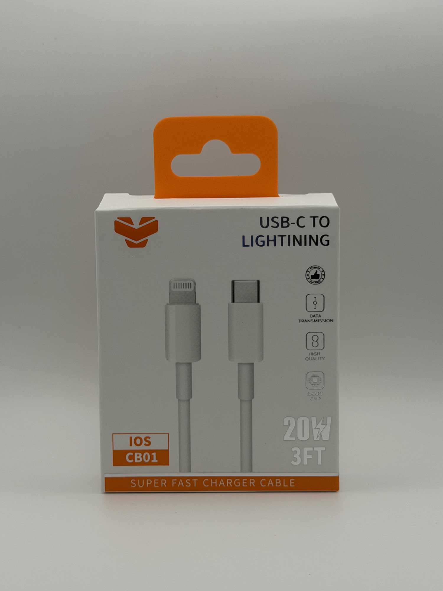 USB-C TO LIGHTINING CHARGER CABLE 3FT