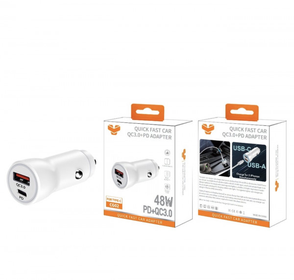 Image of CAR CHARGER 48W FAST CHARGING