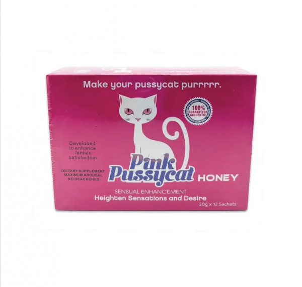 Image of PINK PUSSYCAT HONEY 20G 12CT BOX