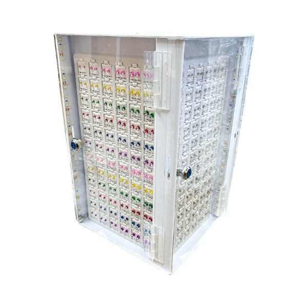 Image of 16″ 4 SIDED TURNTABLE LED COUNTER DISPLAY 288CT – CUBIC ZIRCONIA MIX EARRINGS
