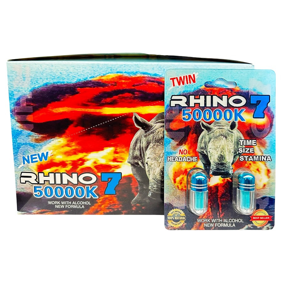 RHINO 7 50000K DOUBLE MALE ENHANCEMENT 24CT