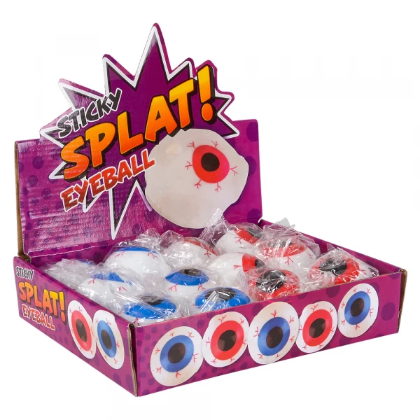 Image of 12 PIECE STICKY SPLAT EYEBALL TOY