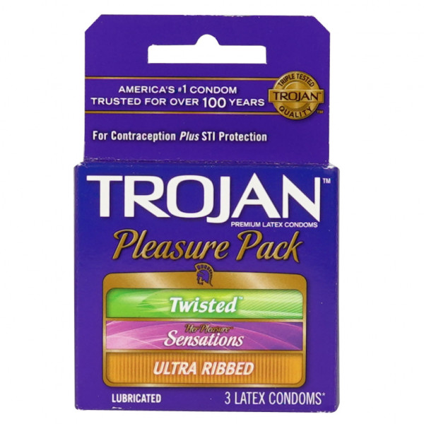 Image of TROJAN PLEASURE PACK 6CT