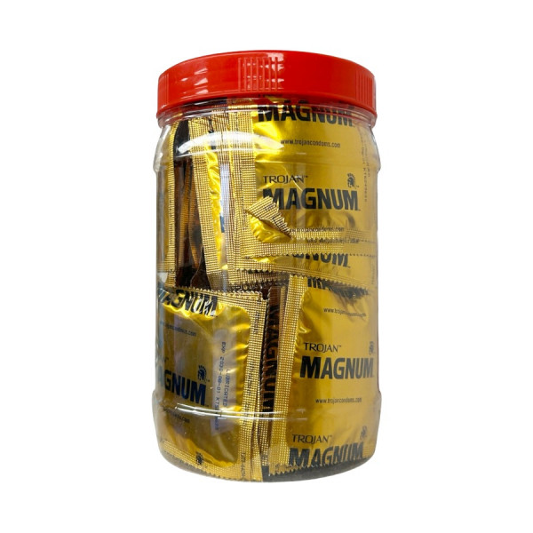 Image of TROJAN MAGNUM LOOSE 100 CT JAR