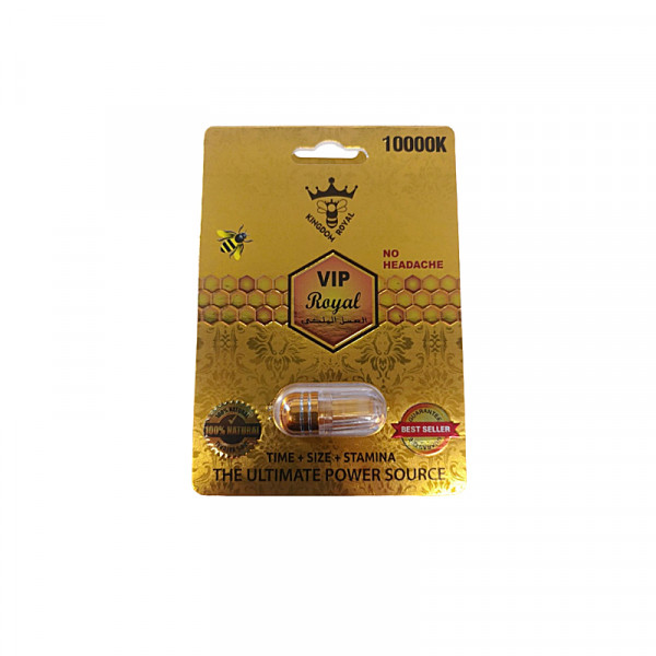 Image of VIP ROYAL GOLD 10000K SINGLE MALE ENHANCEMENT 24CT