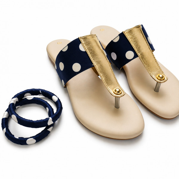 Polka Luxe Slides