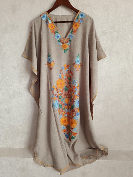 Kashmiri Ari Embroidered Kaftan