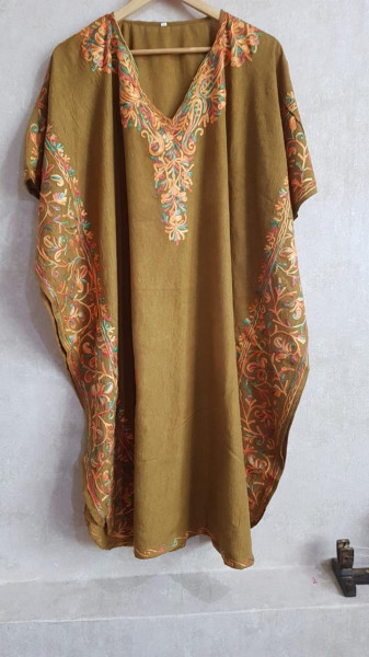 Kashmiri Ari Embroidered Kaftan