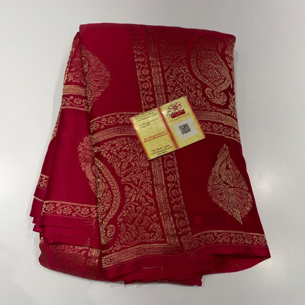 Vasundhara – Royal Mysore Crepe Brocade Drape