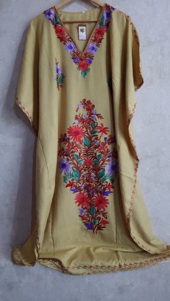 Kashmiri Ari Embroidered Kaftan