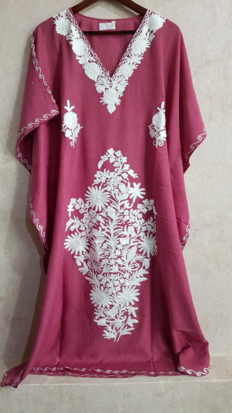 Kashmiri Ari Embroidered Kaftan