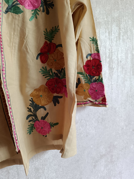 GULDAAN - Modern Kashmiri Shrug with Traditional Embroidery