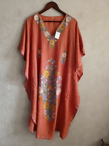 Kashmiri Ari Embroidered Kaftan