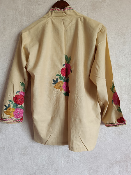 GULDAAN - Modern Kashmiri Shrug with Traditional Embroidery