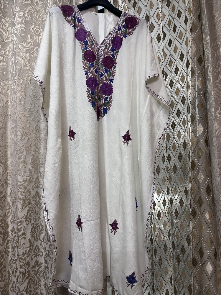 Image of Kashmiri Ari Embroidered Kaftan