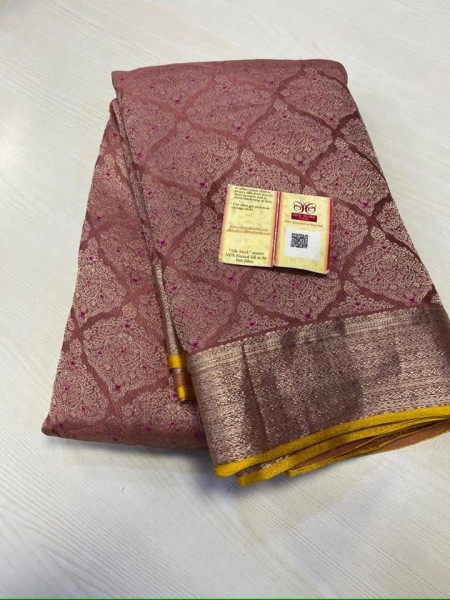 Vasundhara – Royal Mysore Crepe Brocade Drape