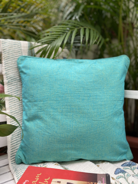 AQUA Cotton WOVEN Cushion Cover