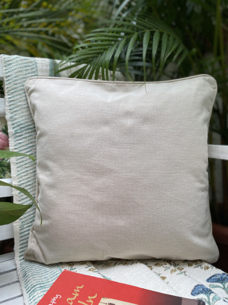 CREAM Cotton WOVEN Cushion Cover