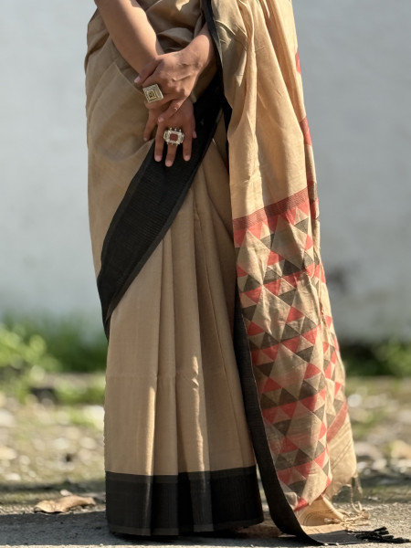 FAWN MAHESHWARI SILK & COTTON SARI