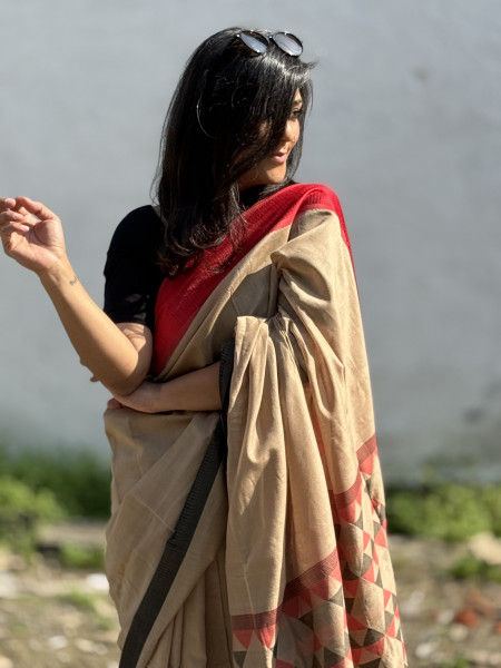 FAWN MAHESHWARI SILK & COTTON SARI