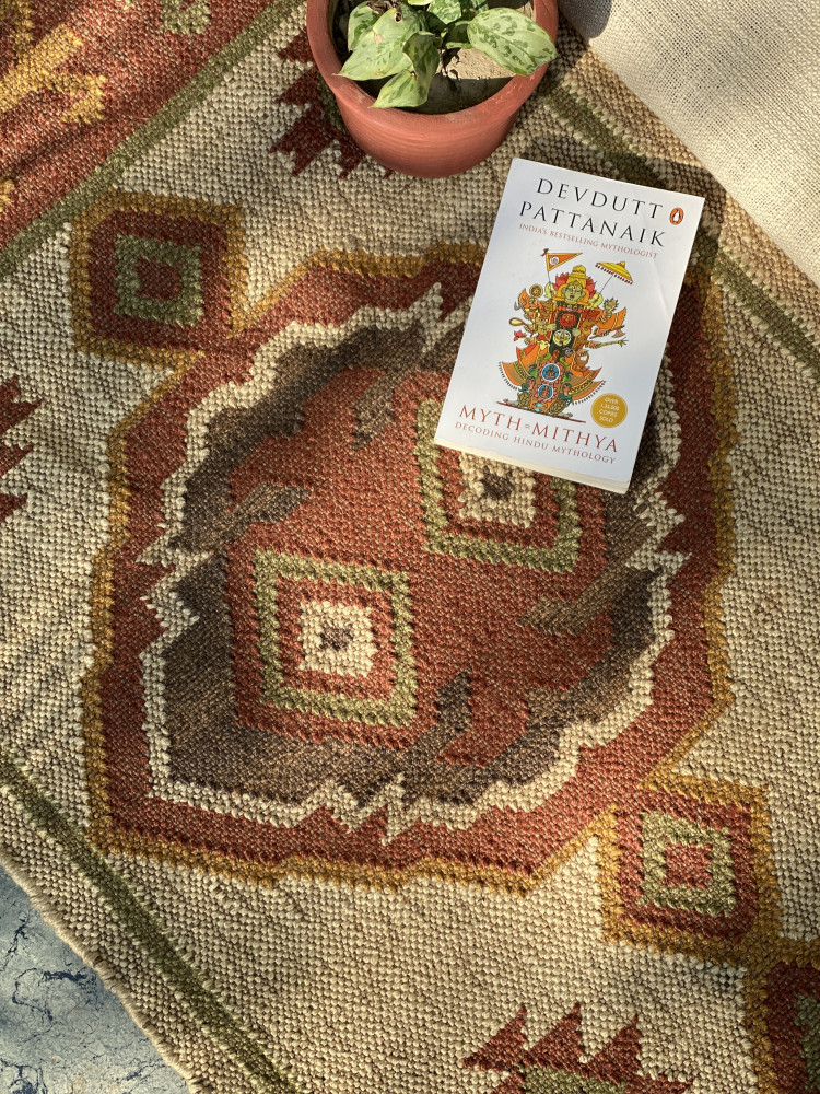 Image of MULTI COLOUR WOOL &amp; JUTE KILIM HAND WOVEN DURRIE