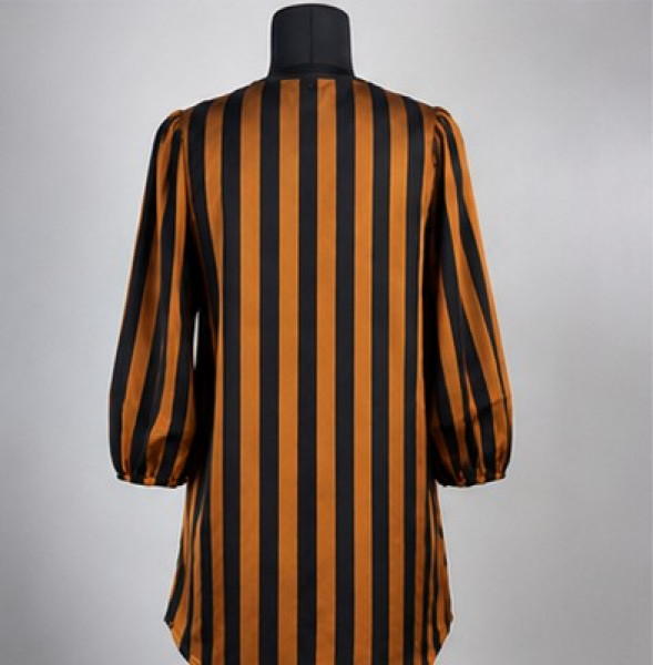Mustard & Black Striped Stone Work Top