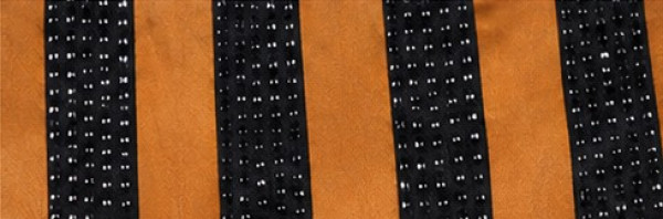 Mustard & Black Striped Stone Work Top