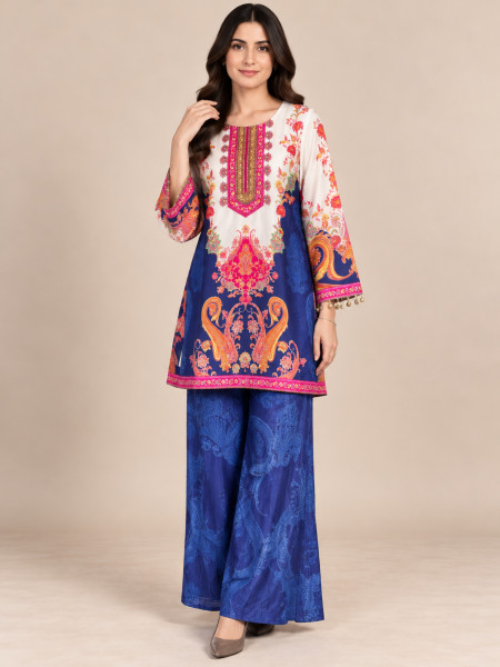 Image of Royal Paisley Bloom Co-ord Set