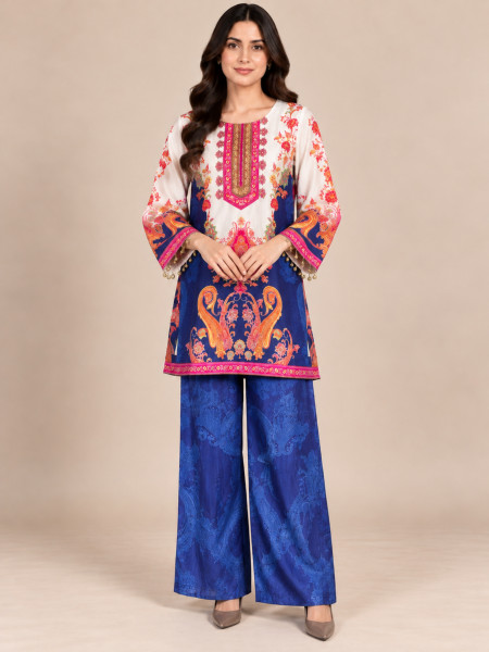Royal Paisley Bloom Co-ord Set