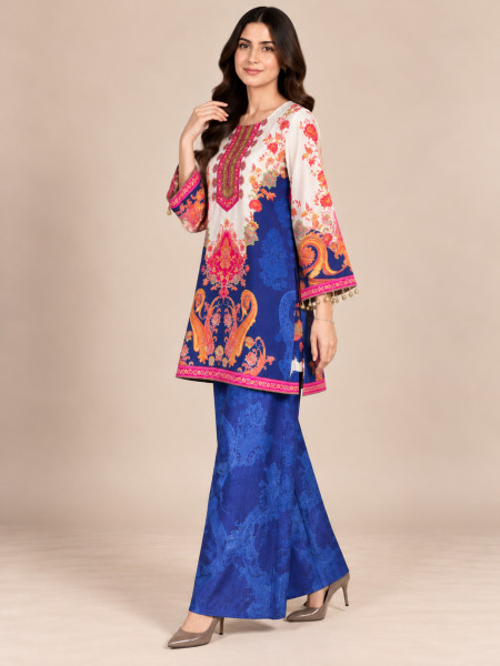 Royal Paisley Bloom Co-ord Set