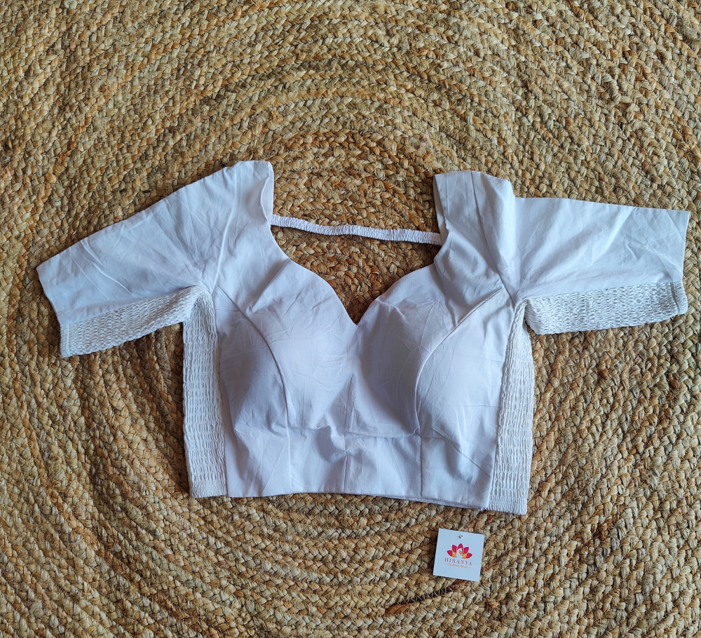 Image of Stretchable Blouse - Size 36 to 38 -White