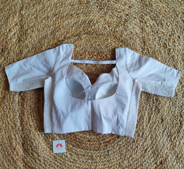 Stretchable Blouse - Size 36 to 38 -White