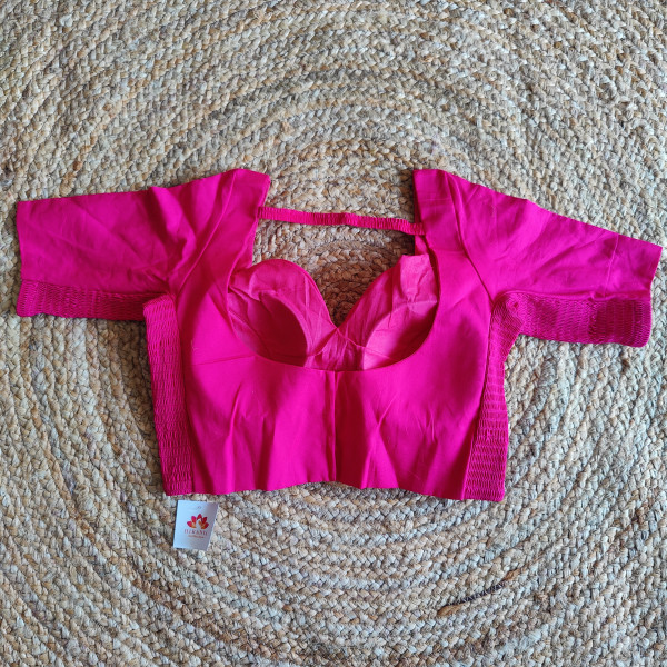 Stretchable Blouse - Size 36 to 38 -Pink